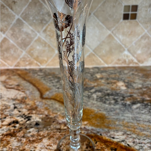 Silver City Glass Co, USA Sterling on Crystal Bud Vase 10” - Picture 10 of 11